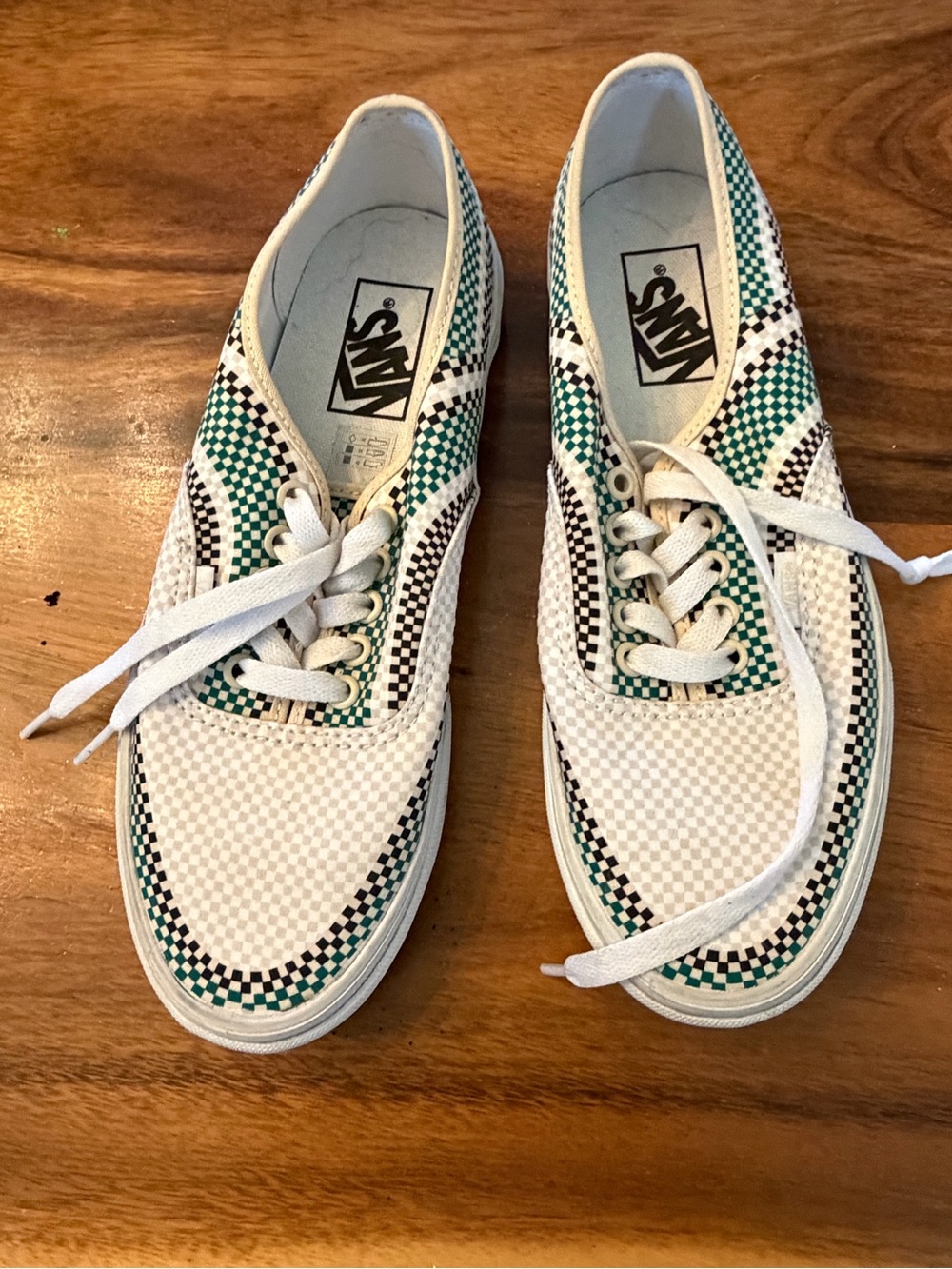 🏁 Vans Authentic Multi-Checker Sneakers | Women’s 8.5 | NWOT